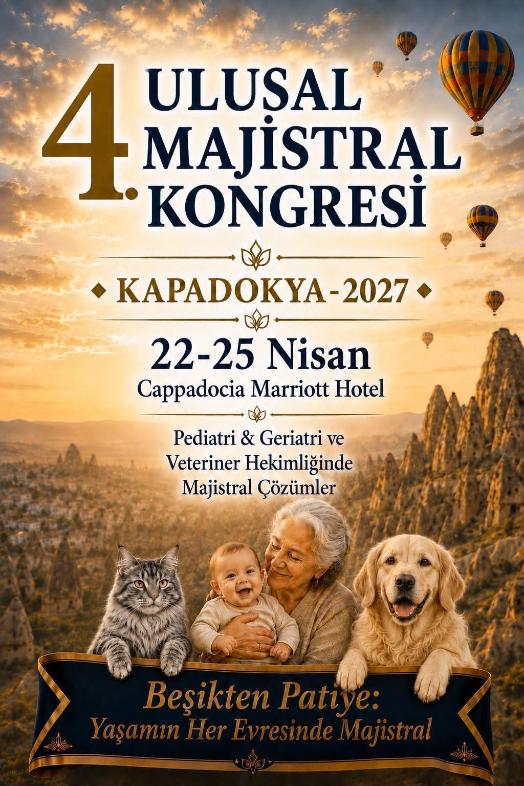 4. Ulusal Majistral Eczacılık Kongresi — 22–25 Nisan 2027, Cappadocia Marriott Hotel