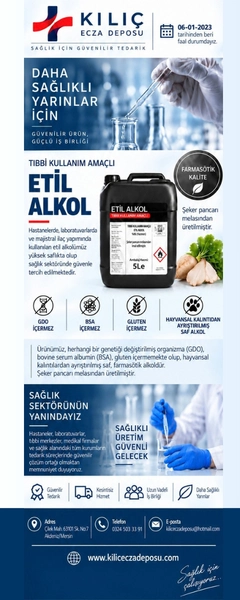 Kılıç Ecza Deposu - Etil Alkol